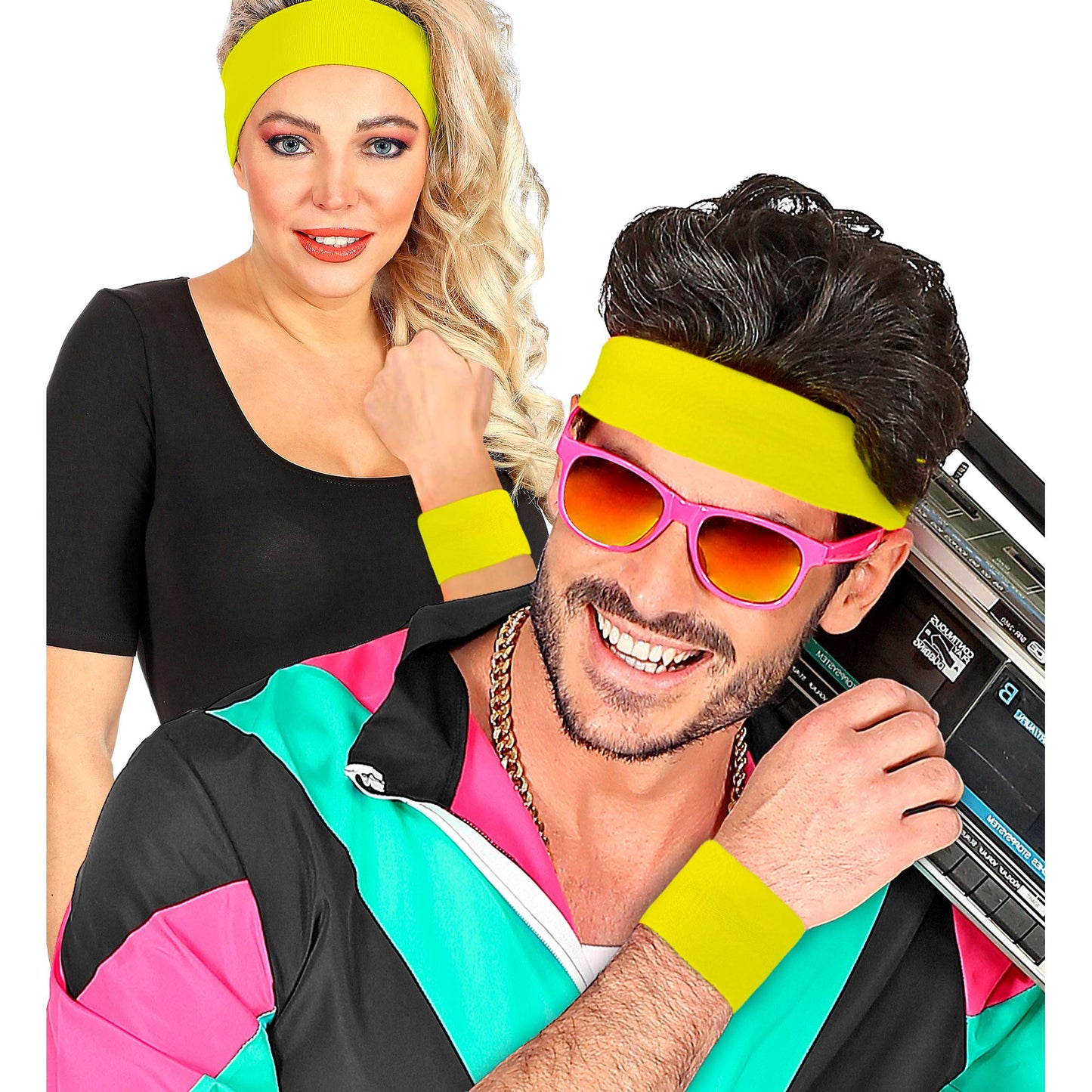 Paar "NEON GELBE ARMBÄNDER" – Ansicht 3