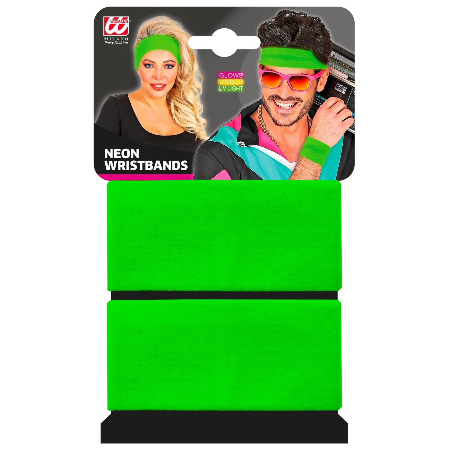 Paar "NEON GRÜNE ARMBÄNDER" – Detailansicht