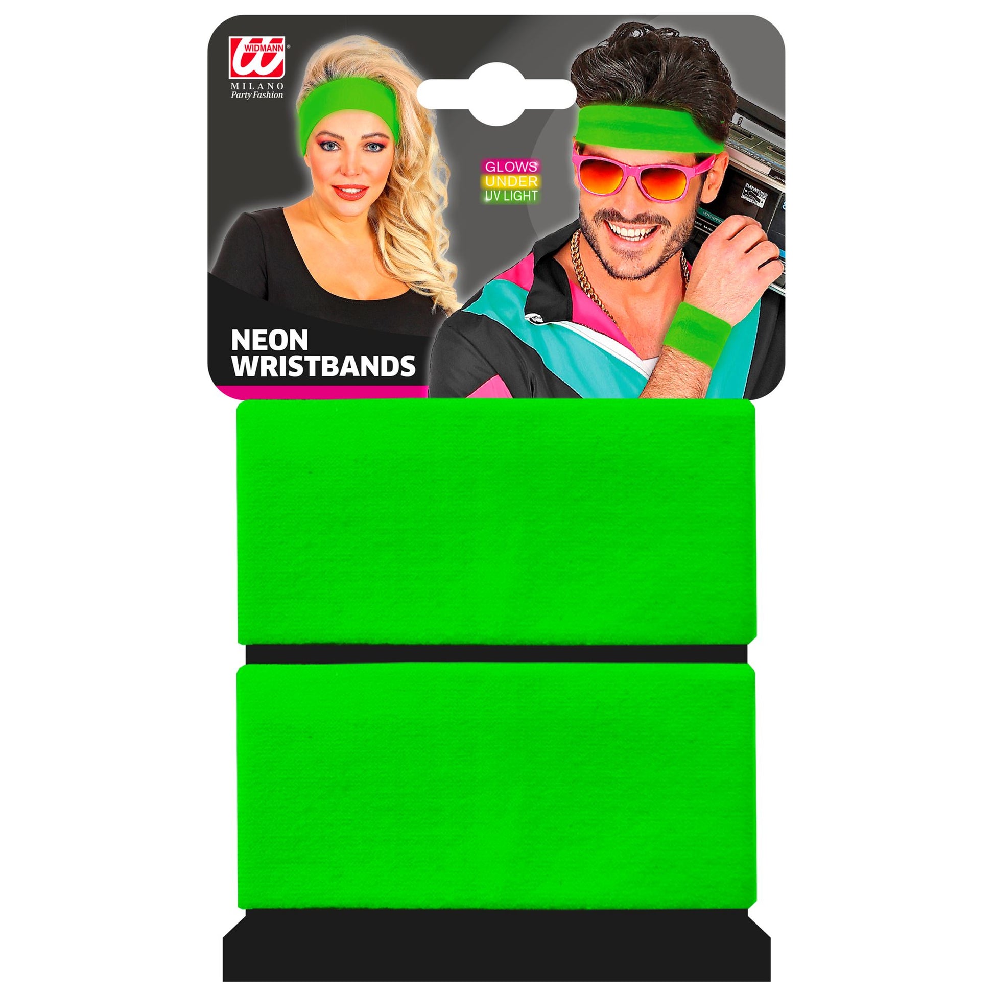 Paar "NEON GRÜNE ARMBÄNDER" – Detailansicht