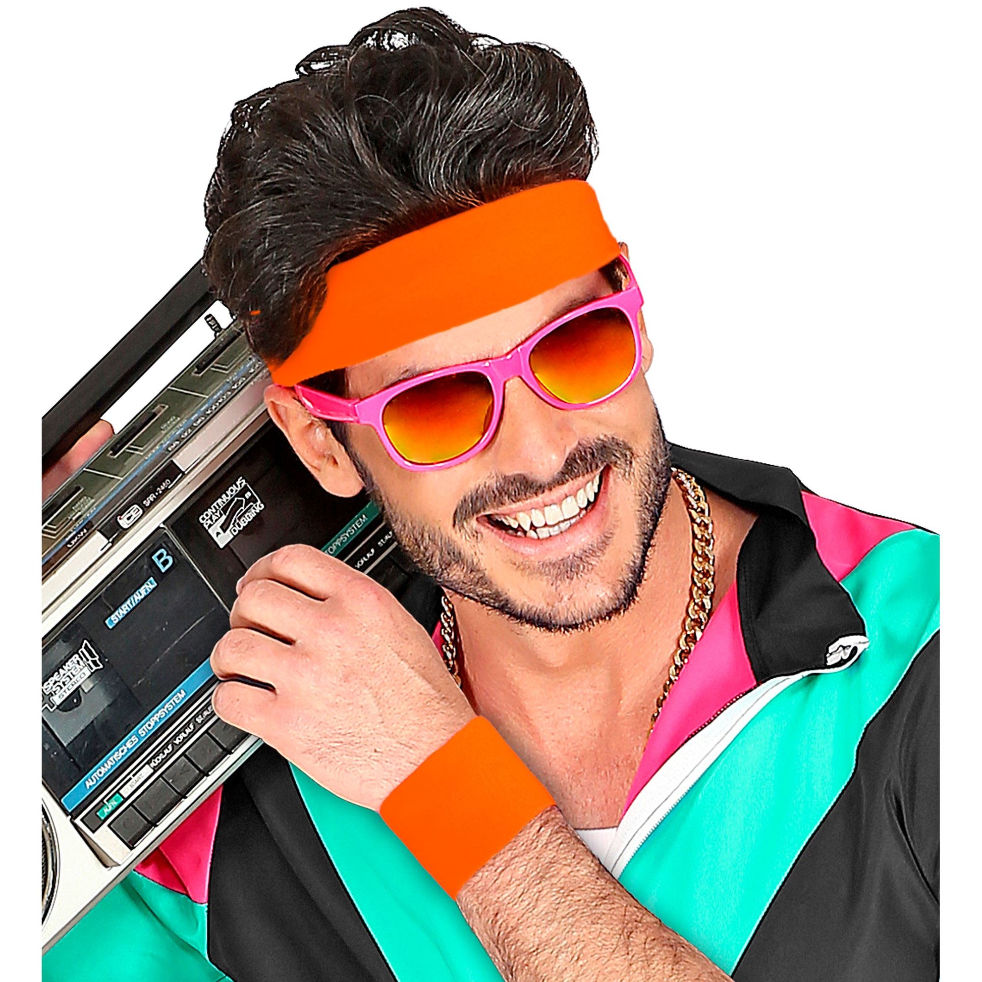 Paar "NEON ORANGE ARMBÄNDER" – Ansicht 4