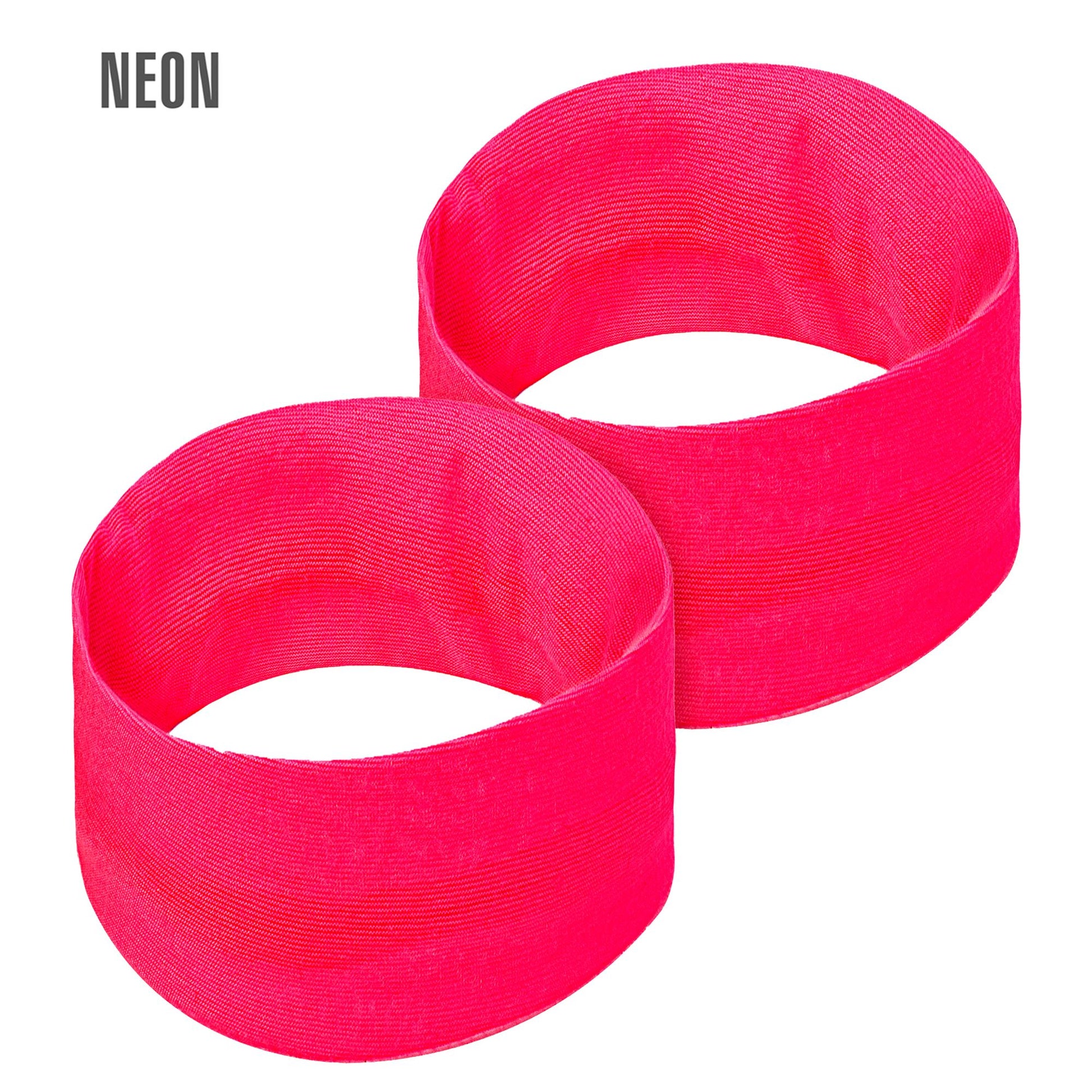 Paar "NEON PINKE ARMBÄNDER" – Vorderansicht