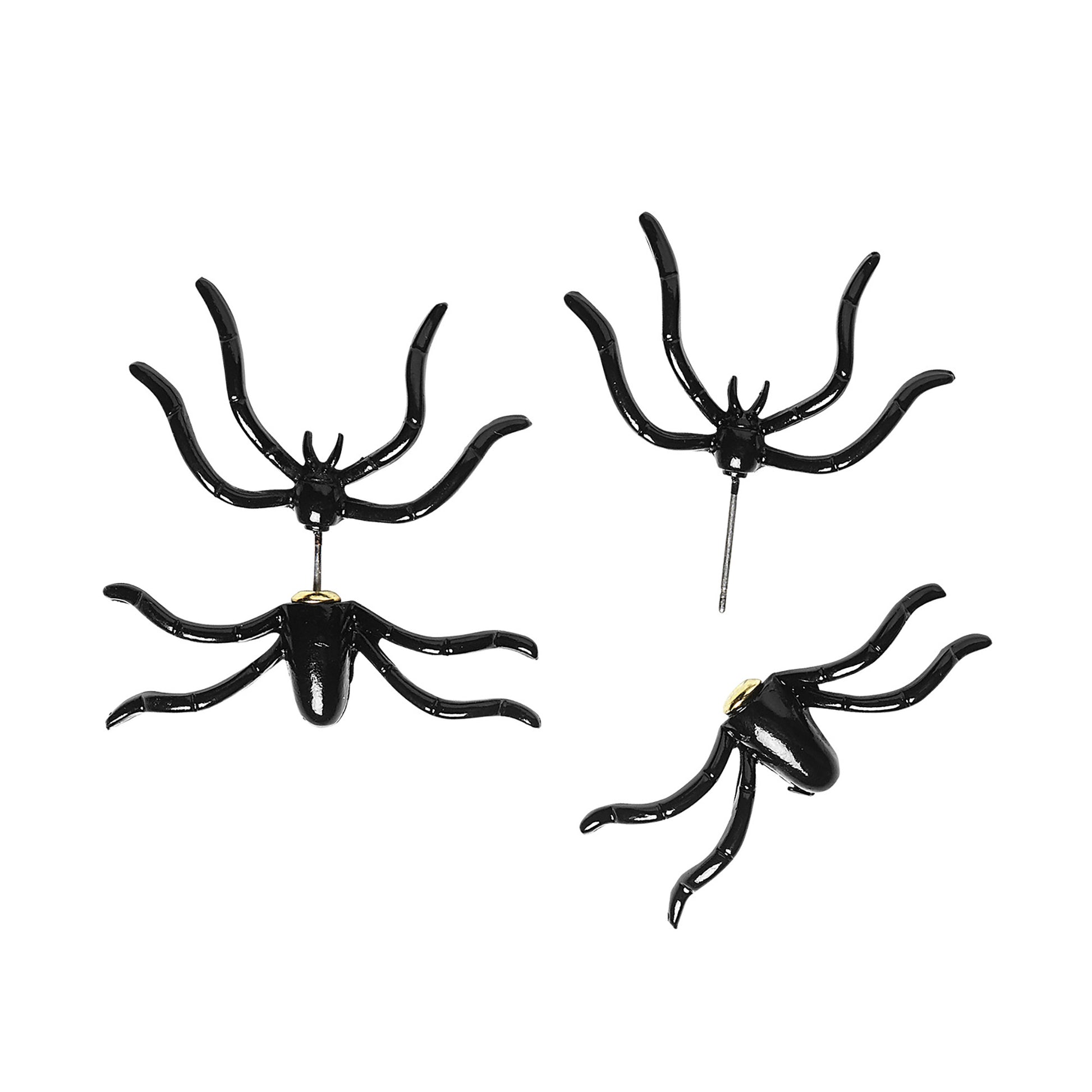 Paar "OHRRINGE SPINNE DURCH DAS OHR" – Vorderansicht