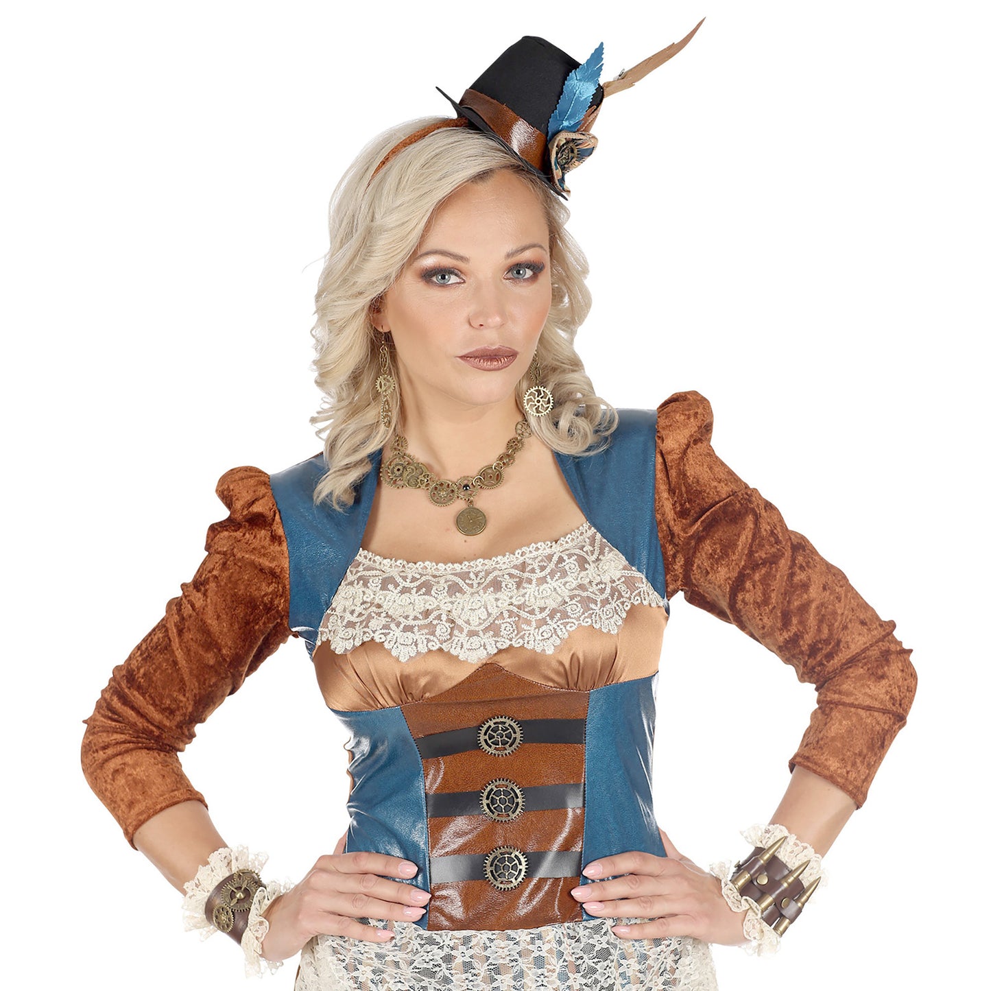 Paar "STEAMPUNK MANSCHETTEN AUS SPITZE" – Ansicht 3