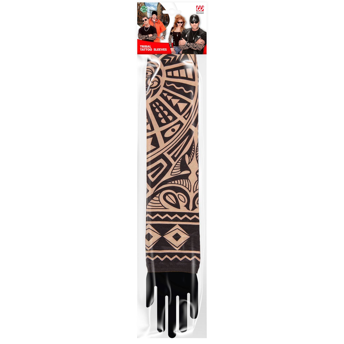Paar "TATTOOÄRMEL TRIBAL" realistisch aussehend – Detailansicht
