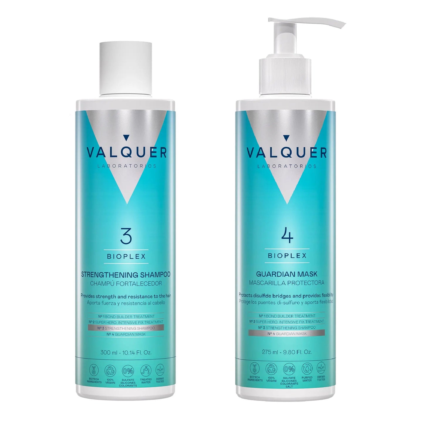 VALQUER VALQUER Pack Bioplex N 3 und N 4 Haarpflegeprodukte Set Kosmetik