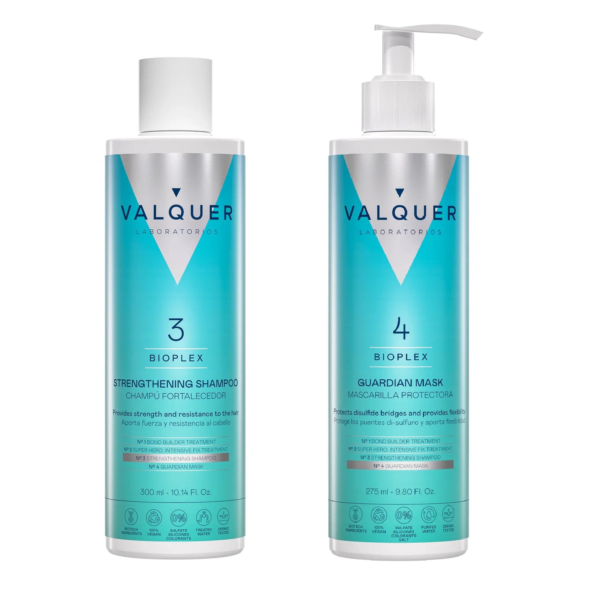 VALQUER VALQUER Pack Bioplex N 3 und N 4 Haarpflegeprodukte Set Kosmetik