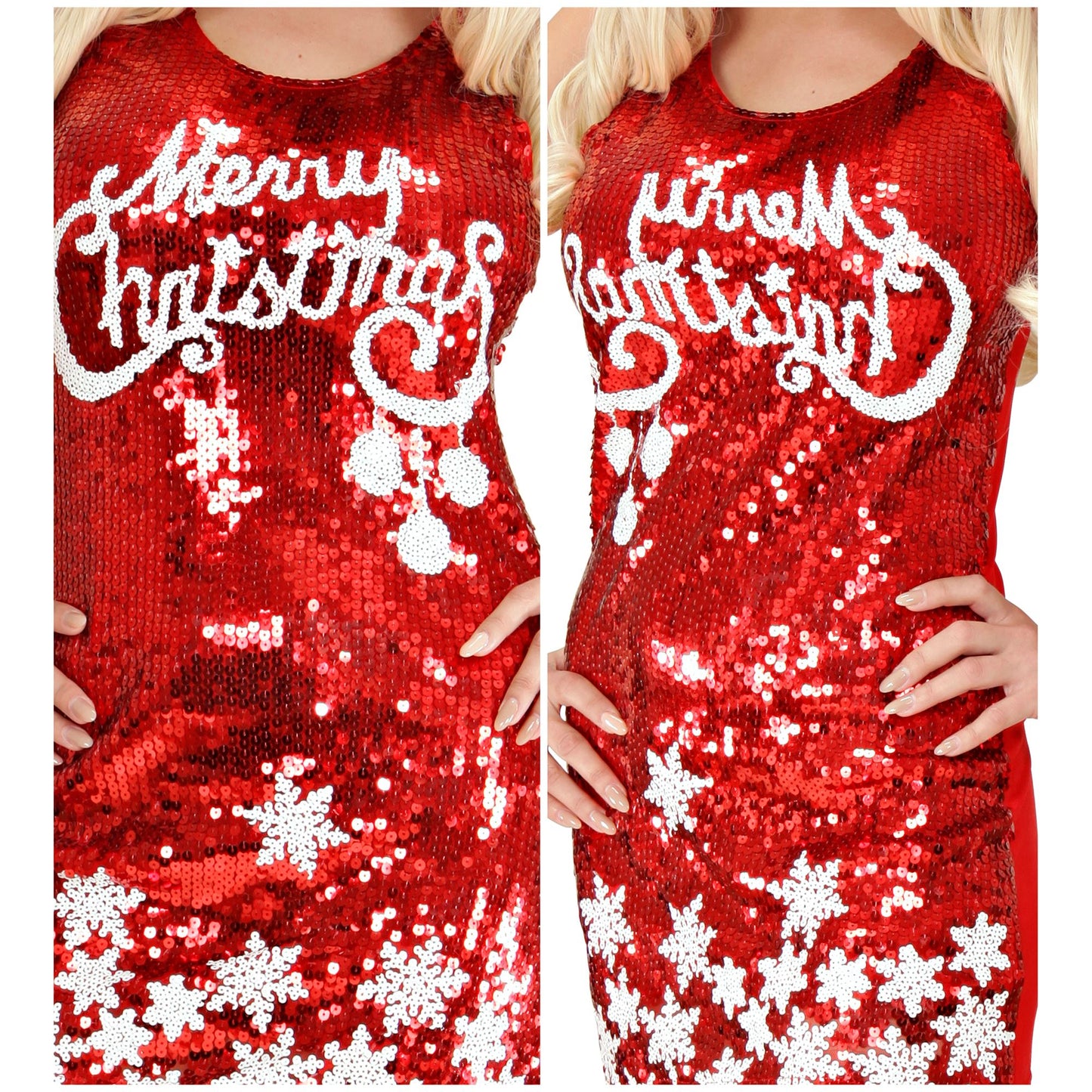 "PAILETTENKLEID MERRY CHRISTMAS" – Ansicht 4