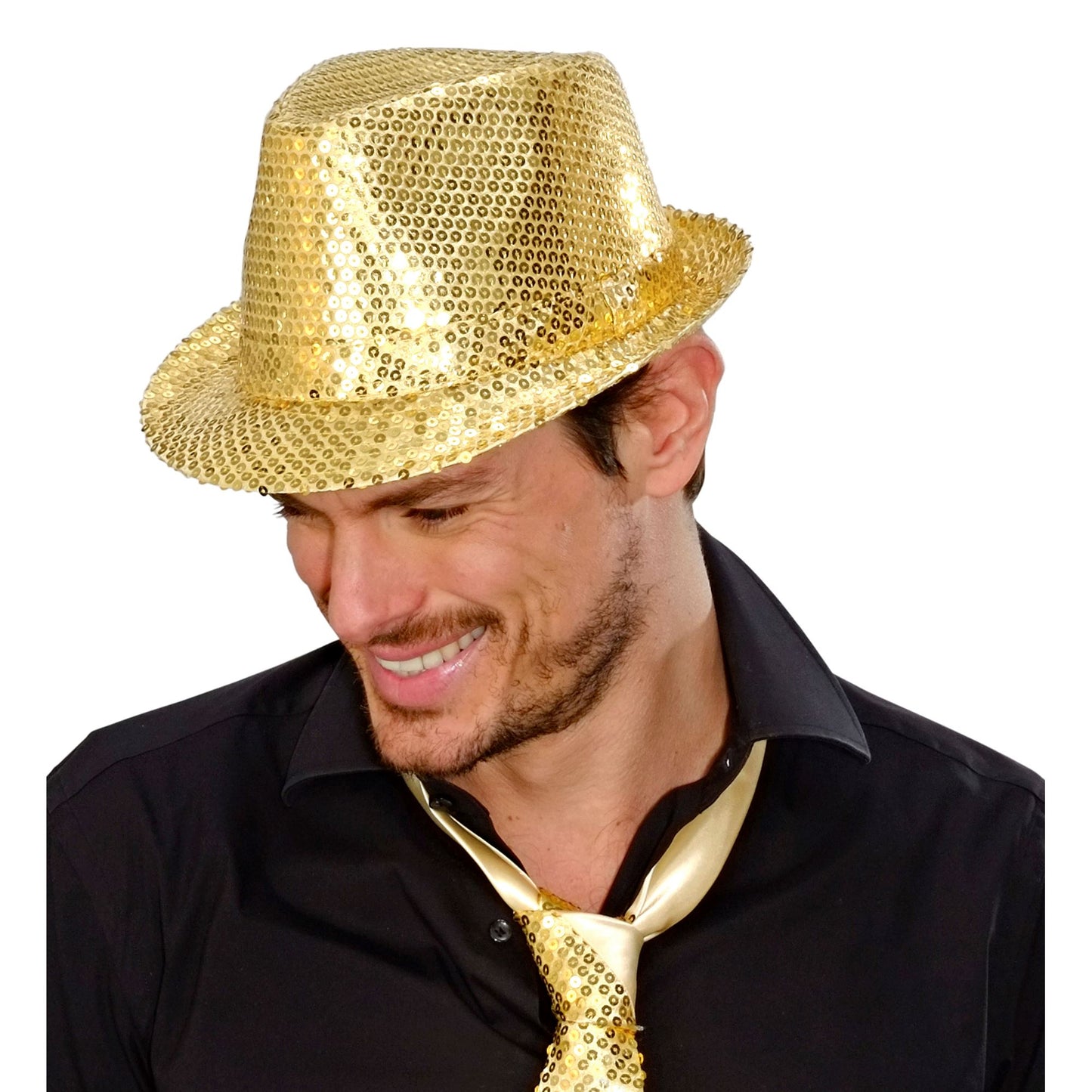 "PAILLETTEN FEDORA - GOLD" – Ansicht 3