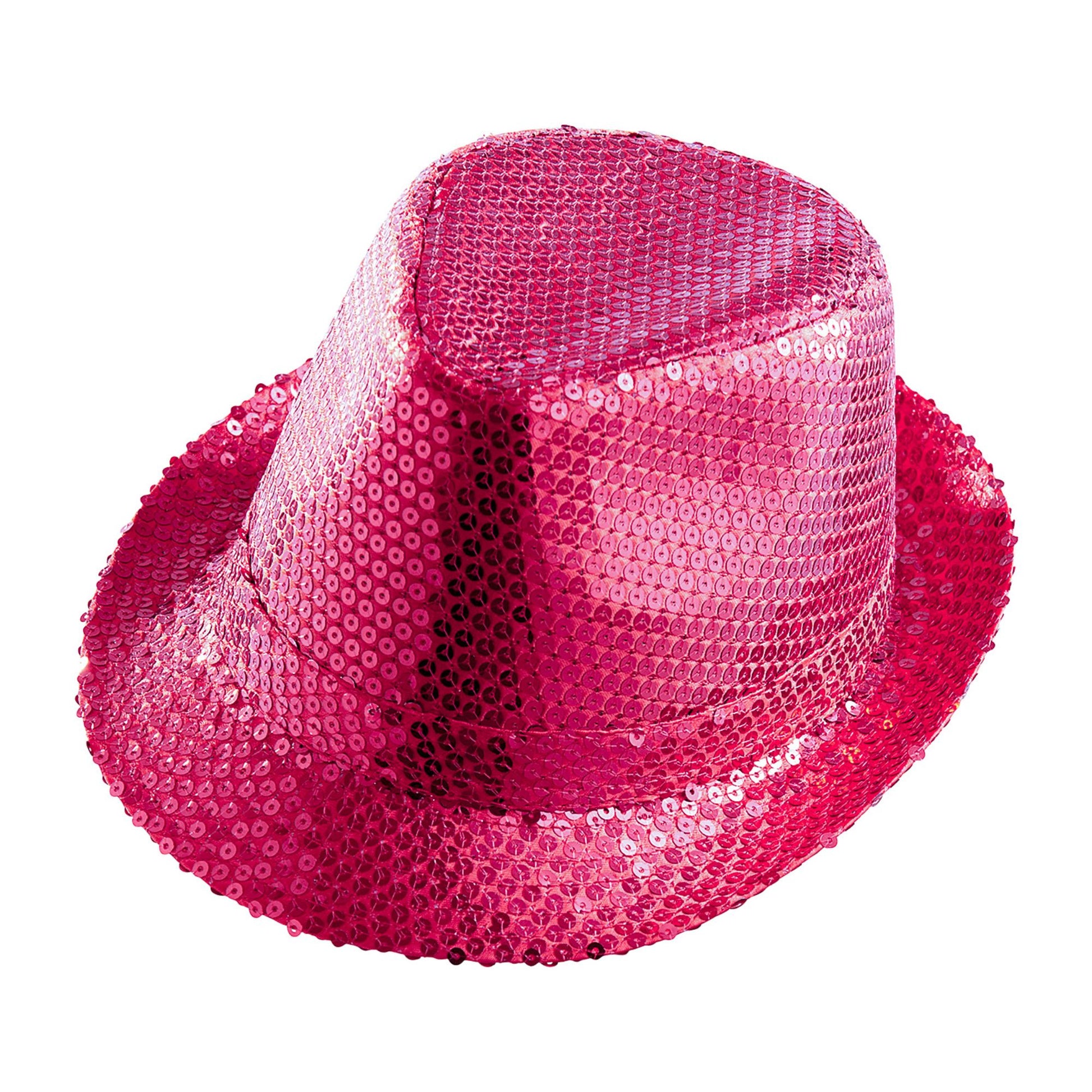 "PAILLETTEN FEDORA - PINK" – Vorderansicht