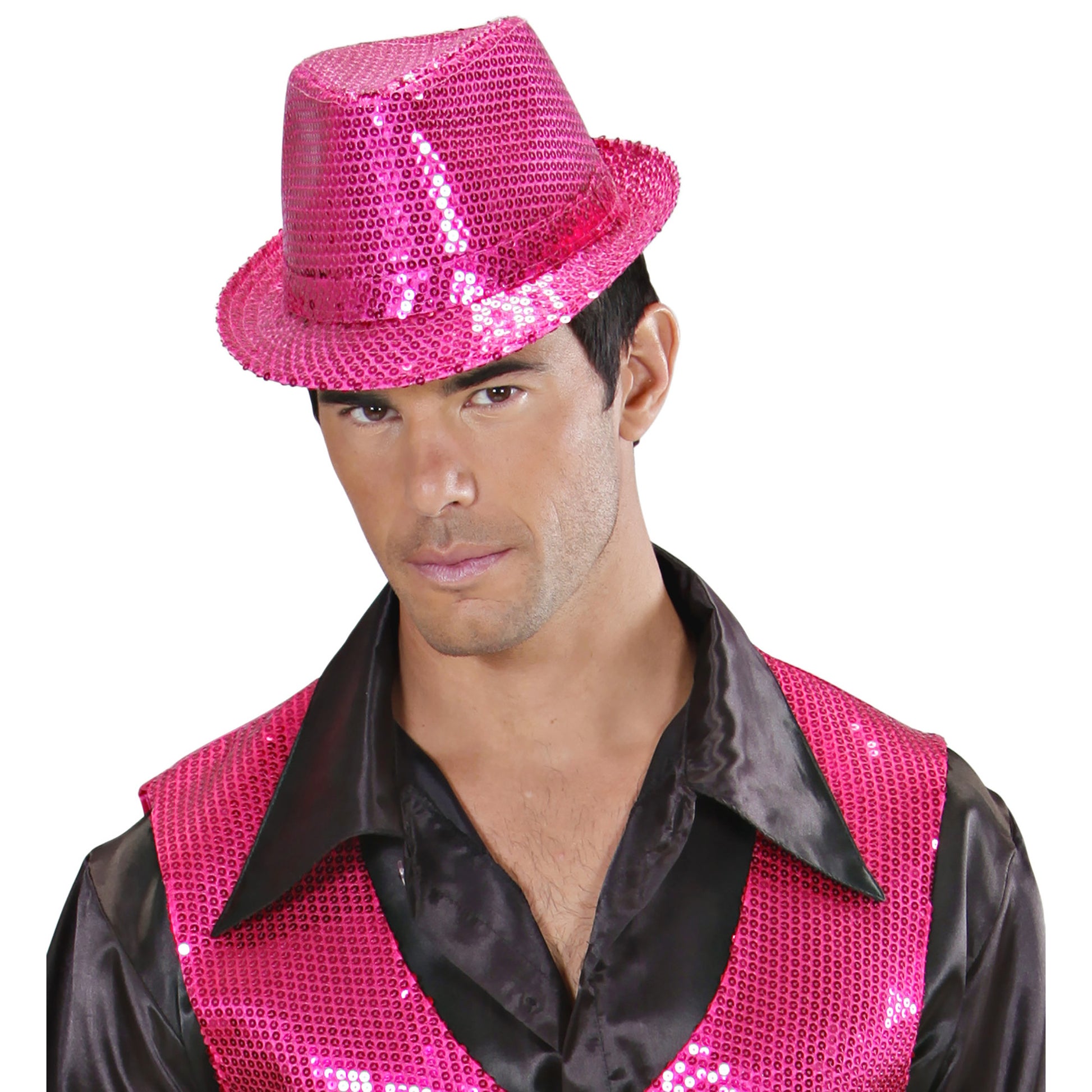 "PAILLETTEN FEDORA - PINK" – Ansicht 4