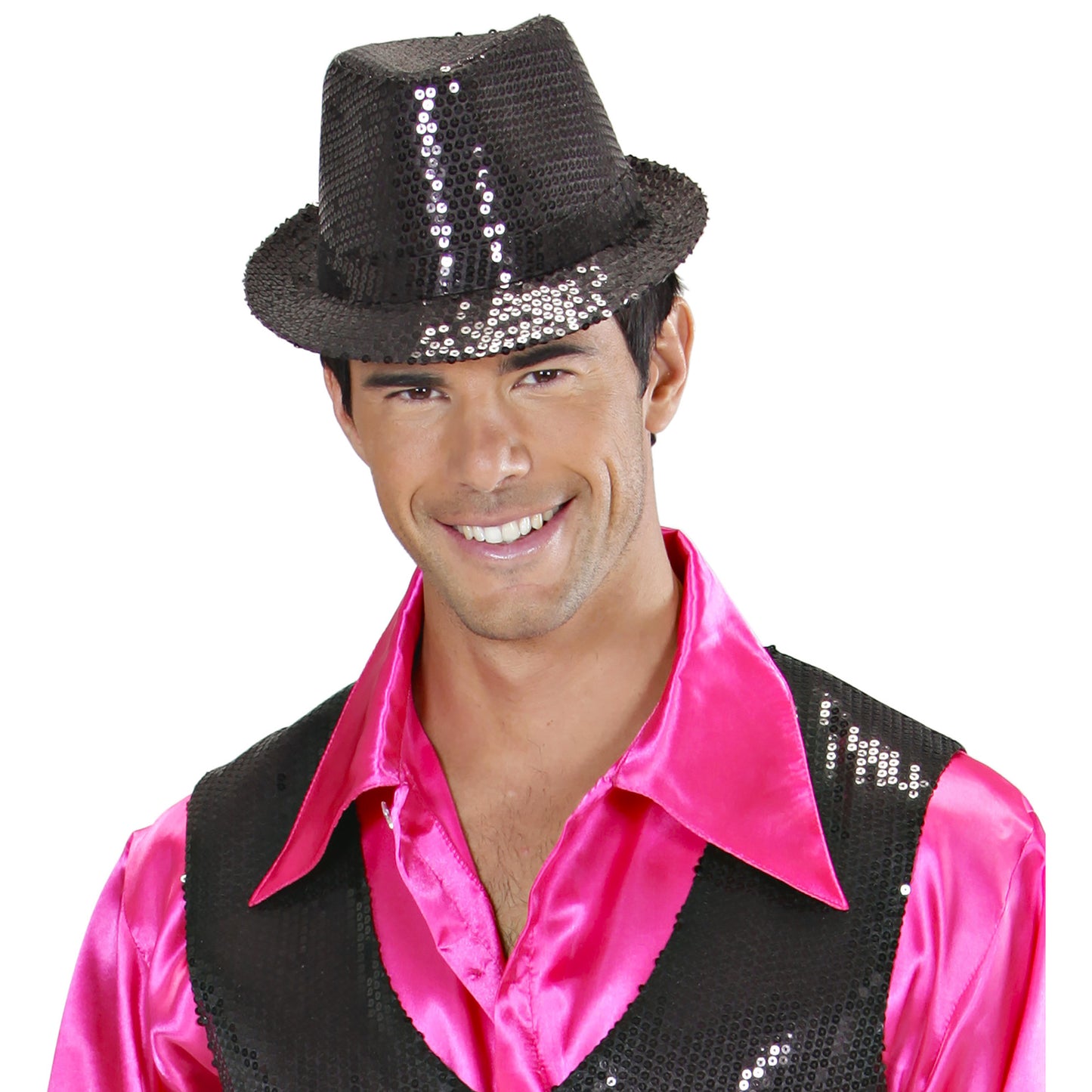 "PAILLETTEN FEDORA - SCHWARZ" – Ansicht 4