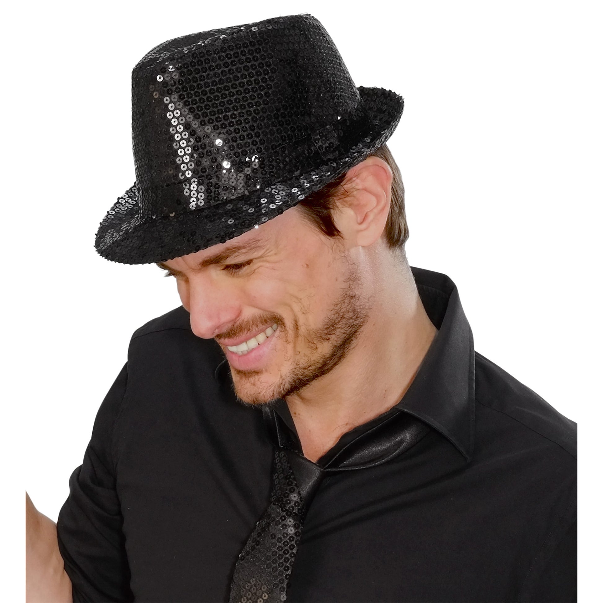 "PAILLETTEN FEDORA - SCHWARZ" – Ansicht 5
