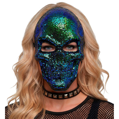 "PAILLETTEN TOTENKOPFMASKE" – Ansicht 4