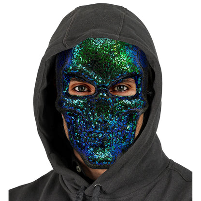 "PAILLETTEN TOTENKOPFMASKE" – Ansicht 7