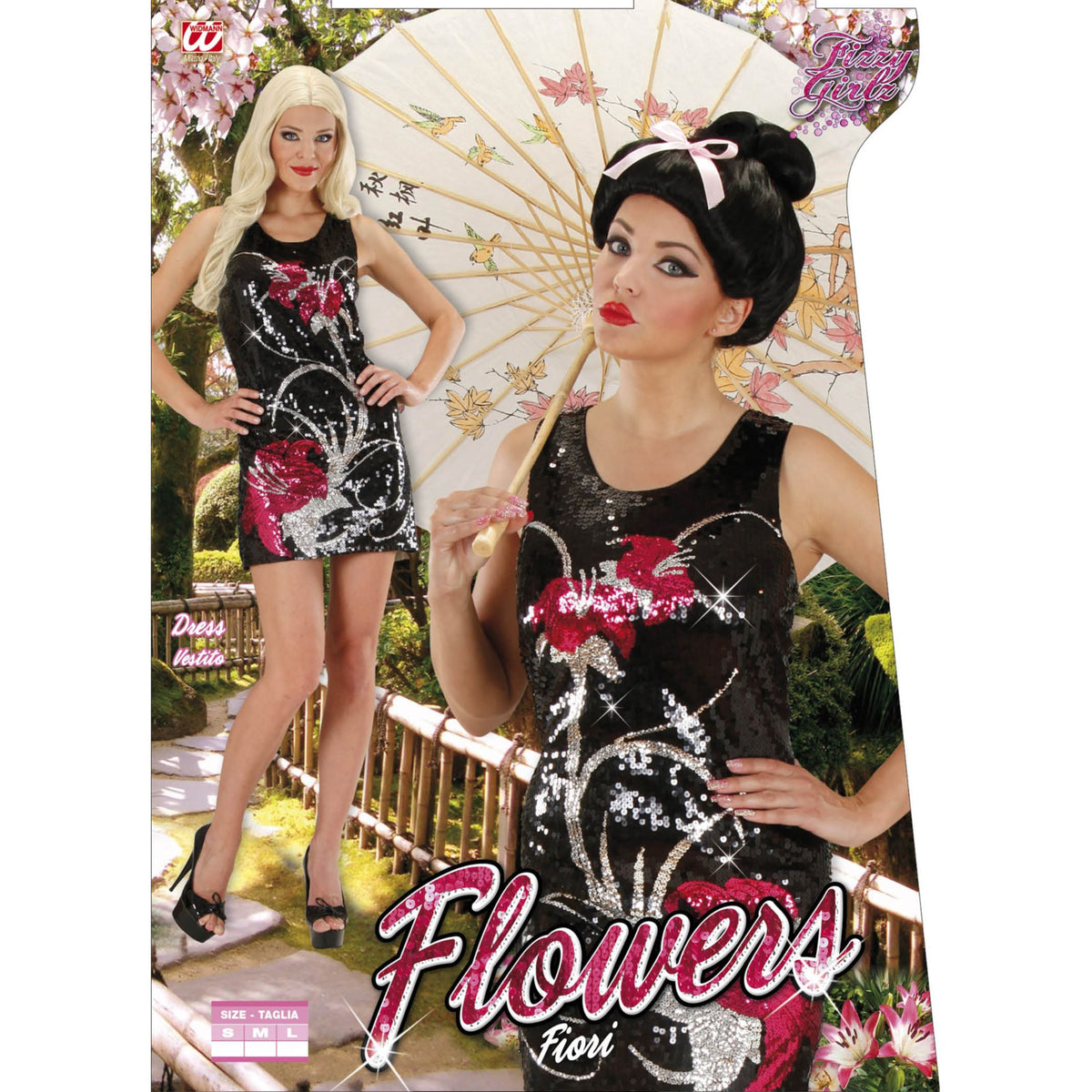 "PAILLETTENKLEID BLUMEN" – Ansicht 4