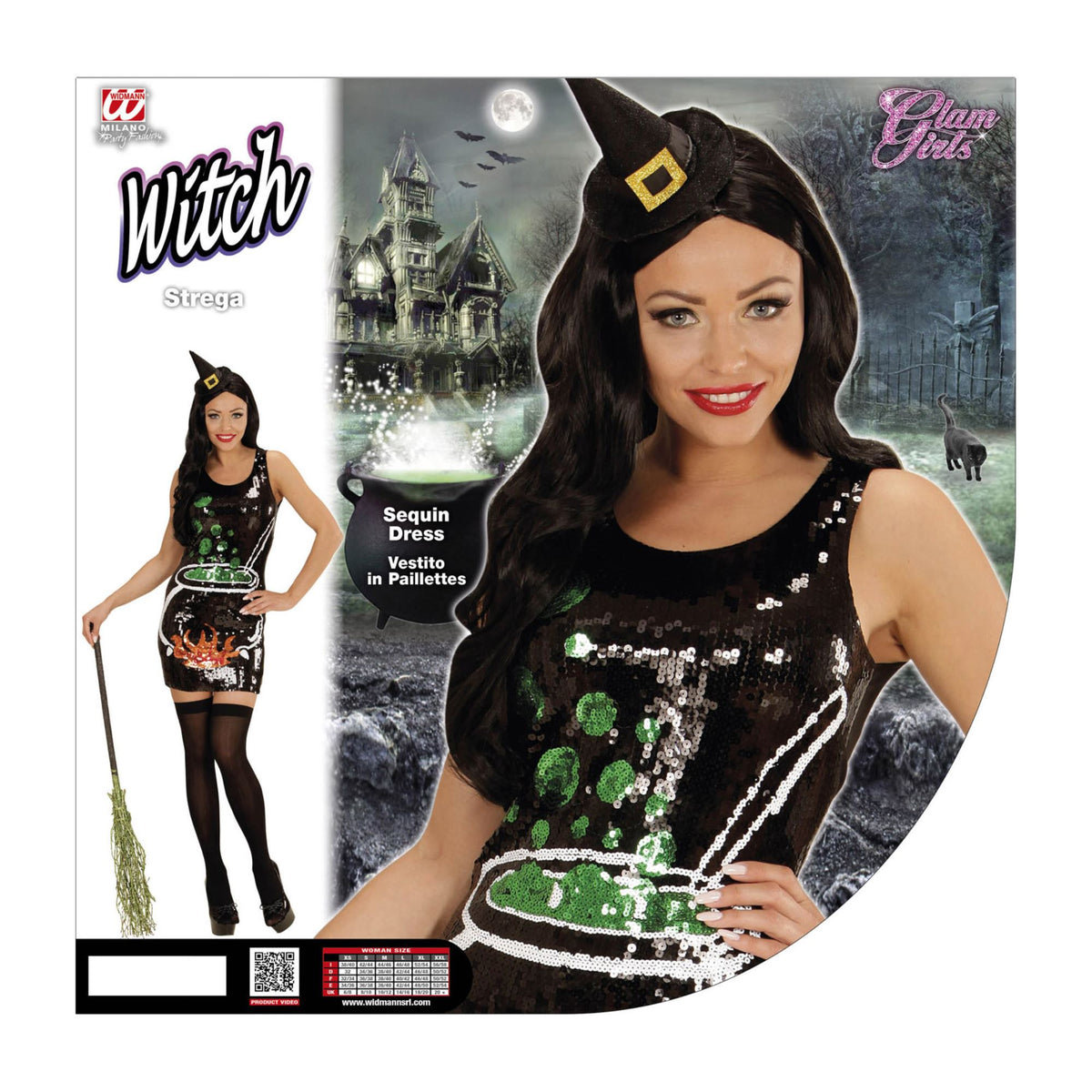 "PAILLETTENKLEID HEXE" – Ansicht 5