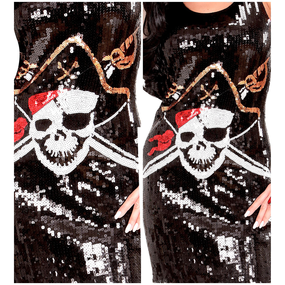 "PAILLETTENKLEID PIRATIN" – Ansicht 4