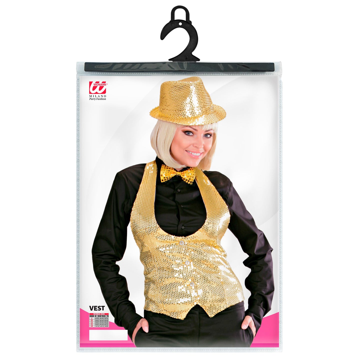"PAILLETTENWESTE GOLD" für Damen – Ansicht 4