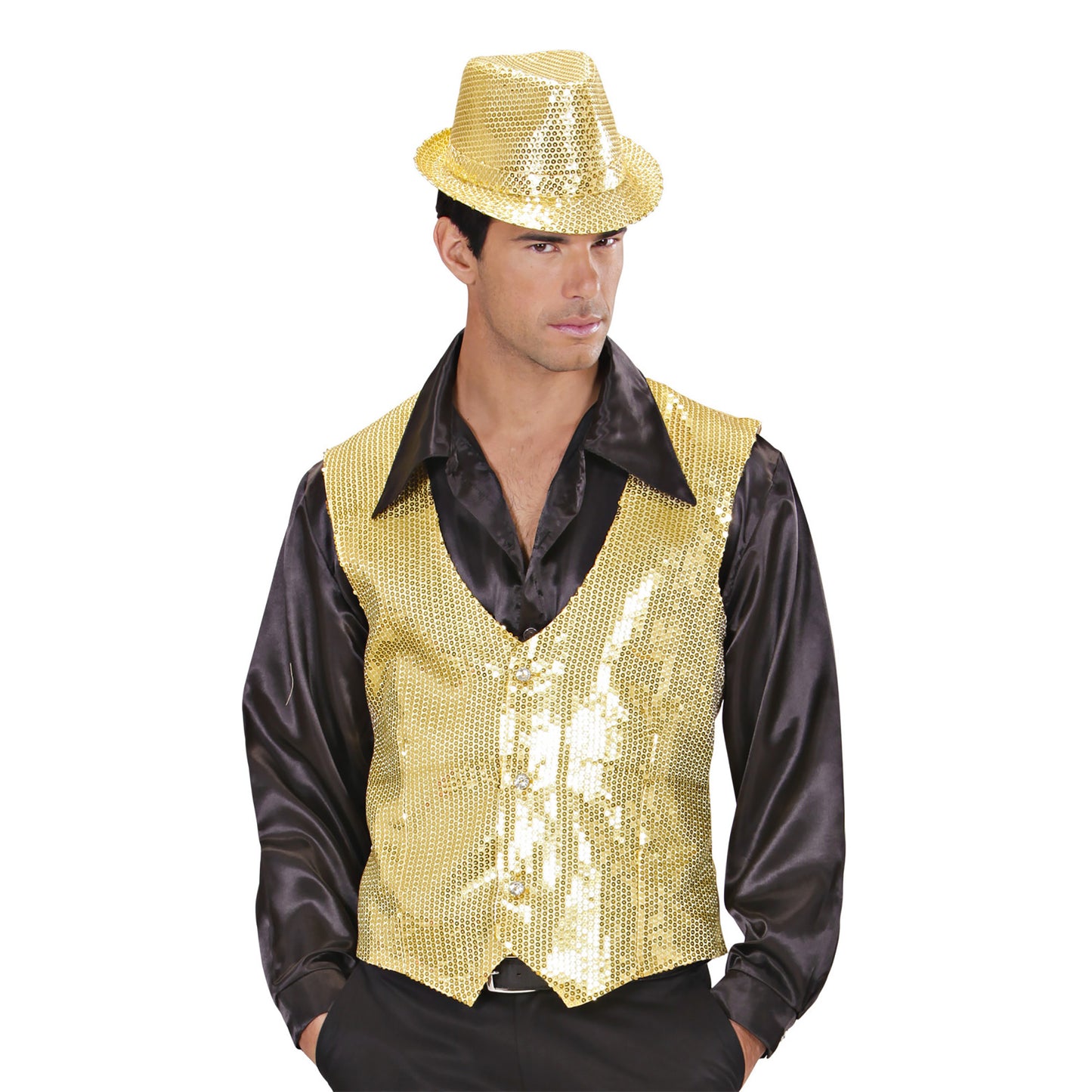 "PAILLETTENWESTE GOLD" für Herren – Ansicht 4