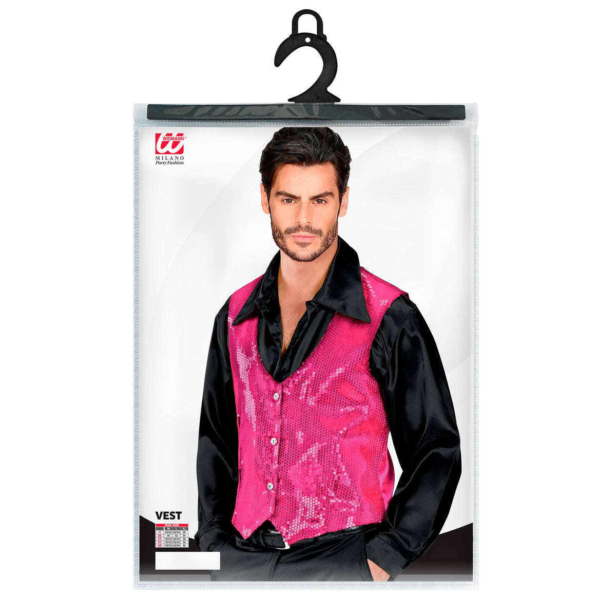 "PAILLETTENWESTE PINK" für Herren – Ansicht 3