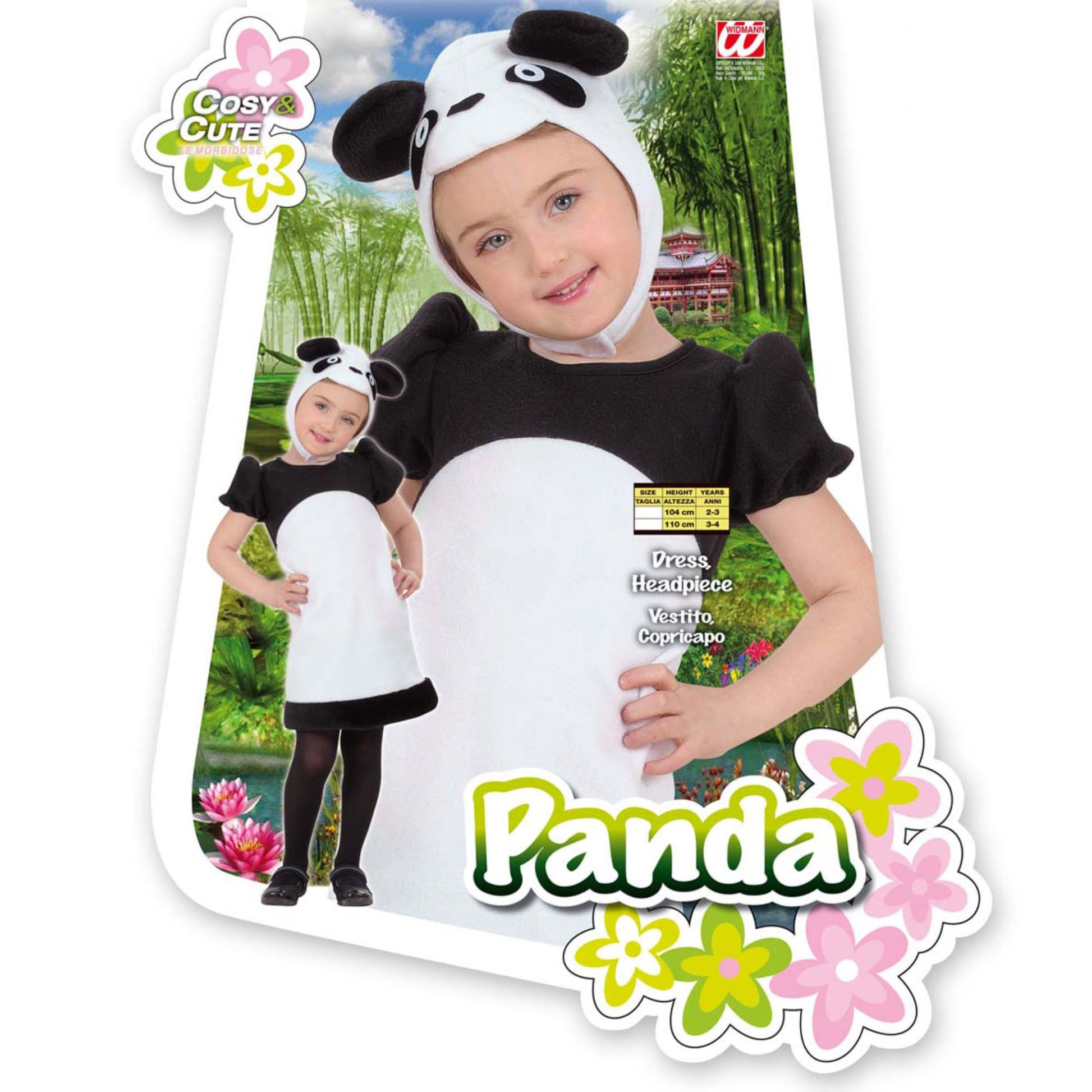 "PANDA" (Kleid, Kopfbedeckung) – Detailansicht