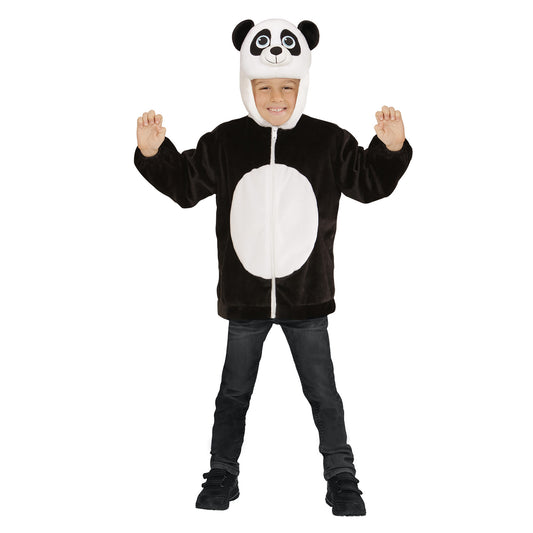 "PANDA SOFT PLÜSCHKOSTÜM" (Jacke mit Kapuze) – Vorderansicht