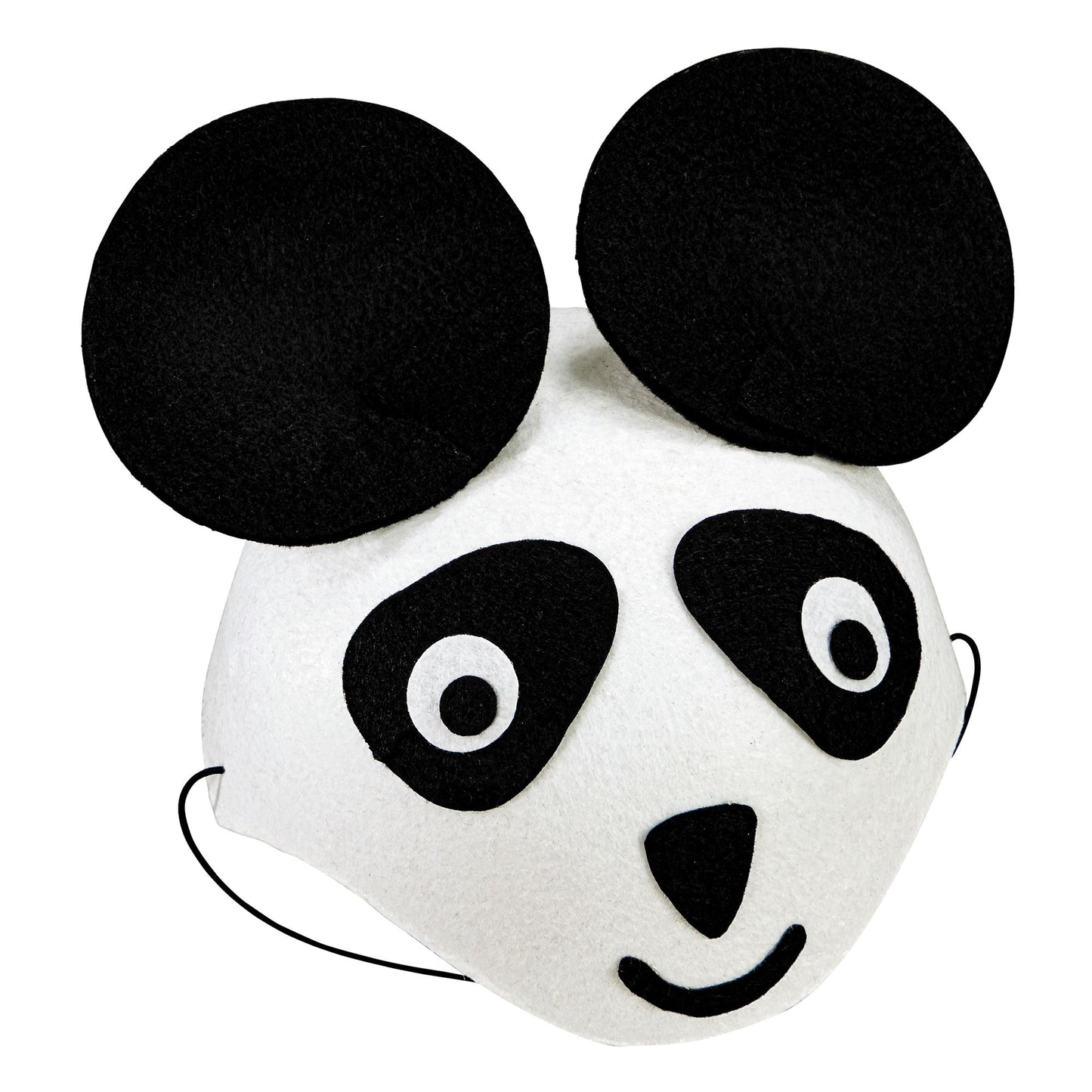 "PANDAHUT" aus Filz – Vorderansicht