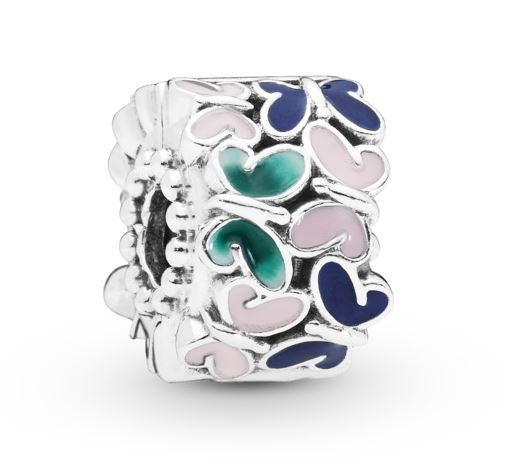 PANDORA BUTTERFLY ARRANGEMENT CLIP CHARM 797863ENMX Schmuck Silber Silver 925°