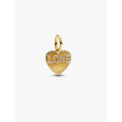 PANDORA ENGRAVABLE LOVE HEART DANGLE 763604C01 Schmuck Silber Silver 925° ansicht-2