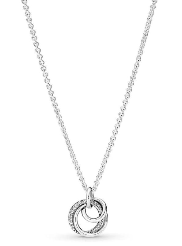 PANDORA FAMILY ALWAYS ENCIRCLED PENDANT NECKLACE 391455C01-60 Schmuck Silber Silver 925°
