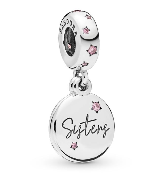 PANDORA FOREVER SISTERS DANGLE CHARM 798012FPC Schmuck Silber Silver 925°