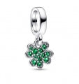 PANDORA FOUR-LEAF CLOVER DANGLE CHARM 792751C01 Schmuck Silber Silver 925° - ansicht-3