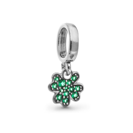 PANDORA FOUR-LEAF CLOVER DANGLE CHARM 792751C01 Schmuck Silber Silver 925° - Made in: THAILAND