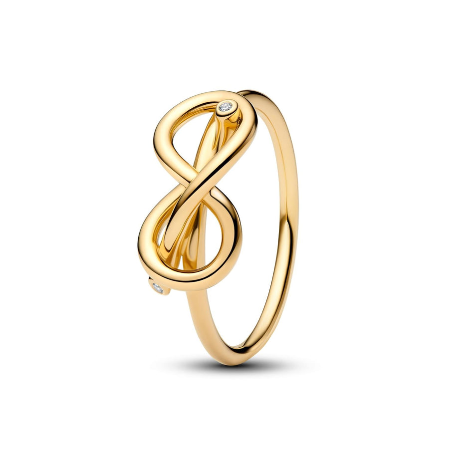 PANDORA INFINITY KNOT RING 163759C01-50 Schmuck Silber Silver 925°