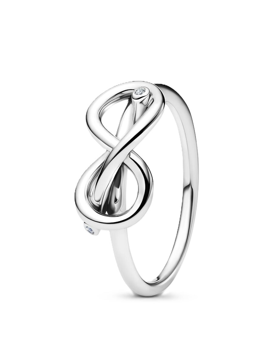 PANDORA INFINITY KNOT RING 193759C01-48 Schmuck Silber Silver 925°