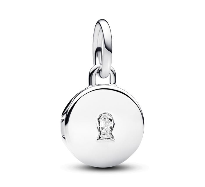 PANDORA JEWELRY Mod. OPENABLE & ENGRAVABLE LOVE LOCKET DANGLE CHARM 793066C01 Schmuck Silber Silver 925°