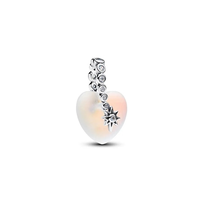 PANDORA JEWELRY Mod. SHOOTING STAR & HEART DANGLE CHARM 794143C01 Schmuck Silber Silver 925°