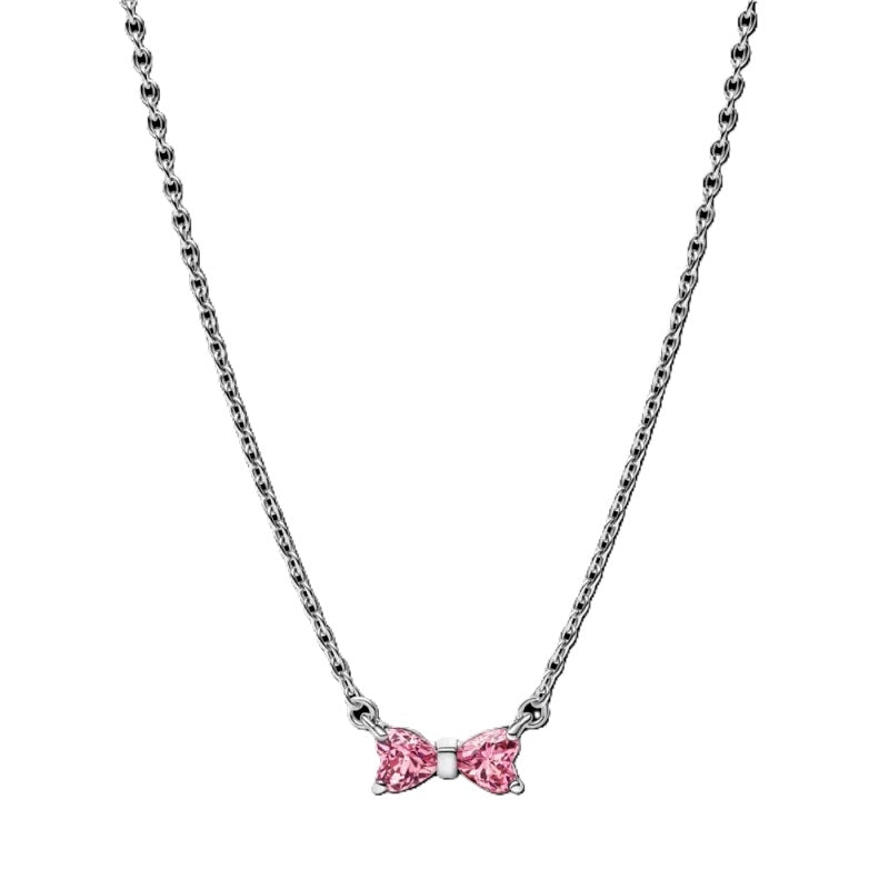 PANDORA JEWELRY Mod. SPARKLING ROUND & PEAR COLLIER NECKLACE 394235C01-45 Schmuck Silber Silver 925°