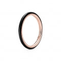 PANDORA JEWELS Mod. BLACK ENAMEL - RING - Size 50 ***SPECIAL PRICE*** 189655C01-50 Schmuck Schwarz Silver 925° ansicht-3