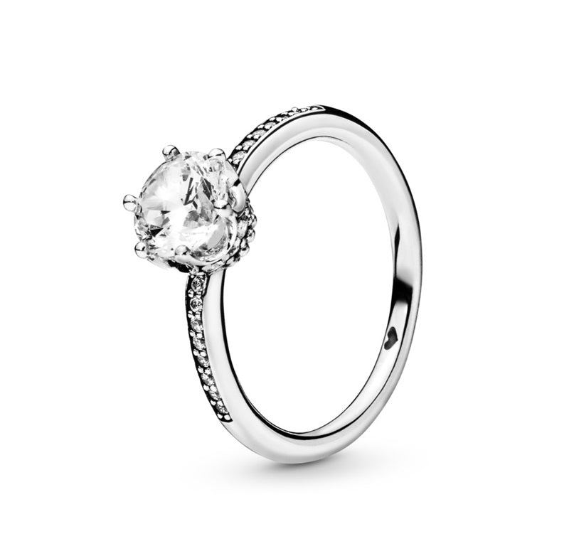 PANDORA JEWELS Mod. CLEAR SPARKLING CROWN - RING - Size 52 ***SPECIAL PRICE*** 198289CZ-52 Schmuck Silber Silver 925° -