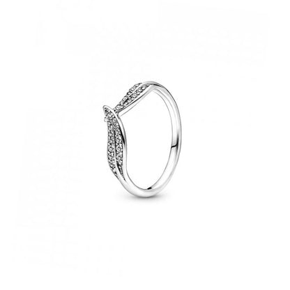 PANDORA JEWELS Mod. LEAF PAVE - RING - Size 52 ***SPECIAL PRICE*** 199533C01-52 Schmuck Silber Silver 925°