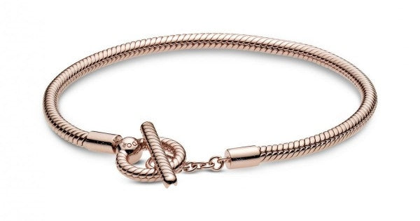 PANDORA JEWELS Mod. MOMENTS T-BAR SNAKE CHAIN - Size 17 ***SPECIAL PRICE**** 589087C00-17 Schmuck Silber Silver 925°