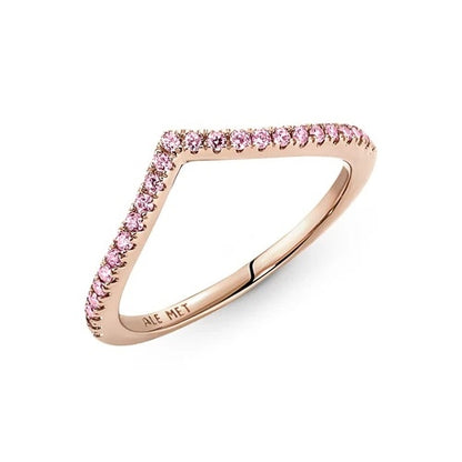 PANDORA JEWELS Mod. TIMELESS WISH SPARKLING PINK - RING - Size 48 ***SPECIAL PRICE*** 186316C02-48 Schmuck Silber Silver 925°