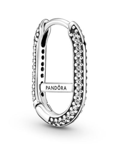 PANDORA ME PAVE LINK EARRING 299682C01 Schmuck Silber Silver 925° -