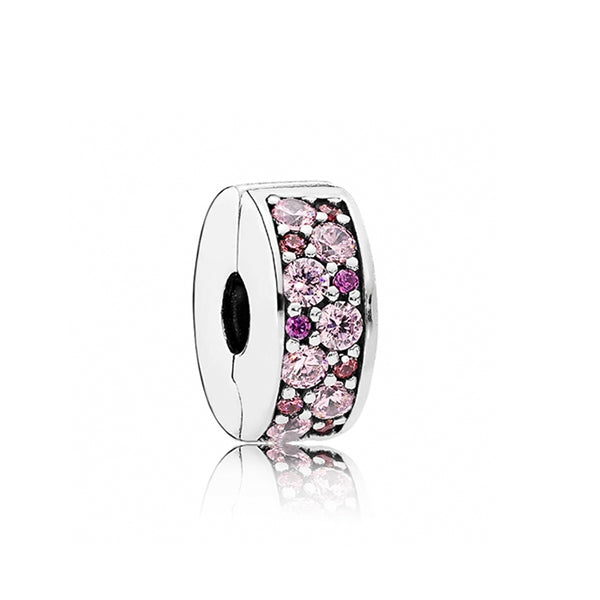 PANDORA Mod. CLEAR PAVÉ CLIP CHARM 791817CZ Schmuck Silber Silver 925°