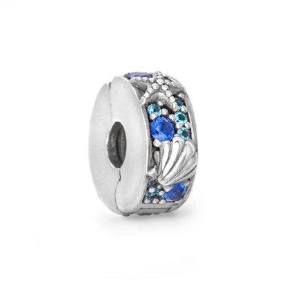 PANDORA Mod. MOMENTS TROPICAL STARFISH & SHELL CLIP CHARM 791678C01 Schmuck Silber Silver 925°