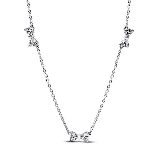 PANDORA Mod. SPARKLING PAVÉ BAR COLLIER NECKLACE 394231C01-40 Schmuck Silber Silver 925°