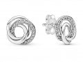 PANDORA Mod. SPARKLING ROUND & SQUARE DROP EARRINGS 291156C01 Schmuck Silber Silver 925° ansicht-3