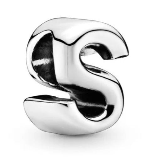 PANDORA MOMENTS ALPHABET LETTER S CHARM 797473 Schmuck Silber Silver 925°