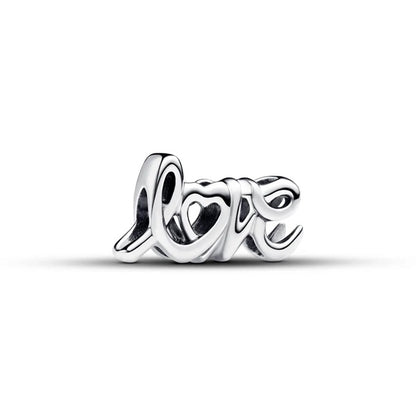 PANDORA MOMENTS HANDWRITTEN LOVE CHARM 793055C00 Schmuck Silber Silver 925°